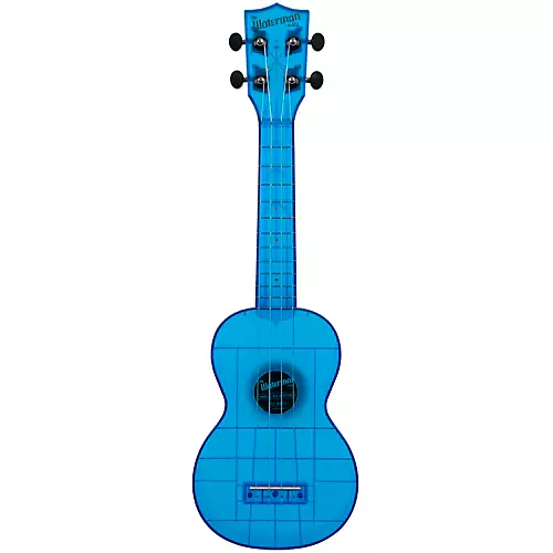 Kala KA-WMT Soprano Waterman Ukulele Transparent Cobalt Blue