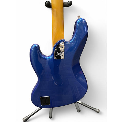 Used Fender American Ultra Jazz Bass Cobra Blue Electric Bass Guitar Cobra Blue