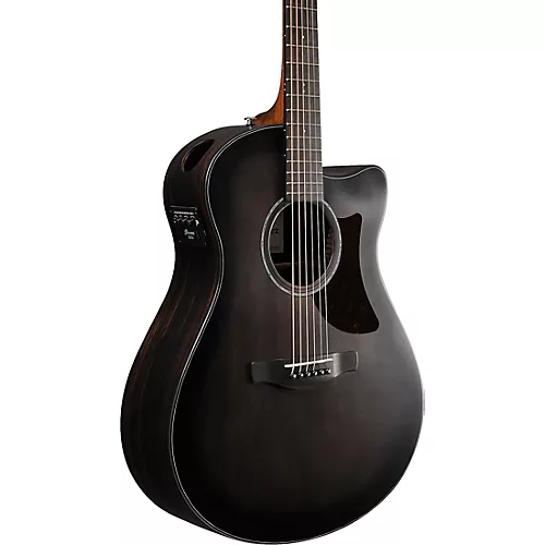 Ibanez AAM70CE Advanced Auditorium Acoustic-Electric Guitar Transparent Charcoal Burst