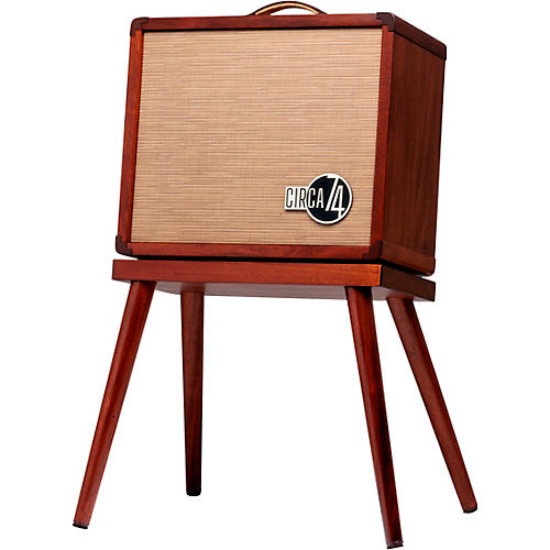 Circa 74 AV150-10 Acoustic Guitar and Vocal Amplifier With Amp Stand Mahogany