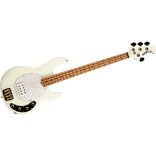 Ernie Ball Music Man Stingray Special 4 H Limited-Edition Roasted Maple Fingerboard Electric Bass Ivory White