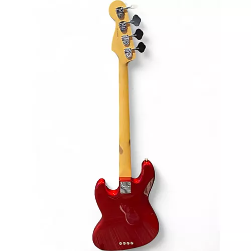 Used Fender American Professional Jazz Bass Candy Apple Red Metallic Electric Bass Guitar Candy Apple Red Metallic