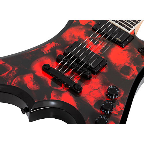 Wylde Audio Berzerker Electric Guitar Blood Skull