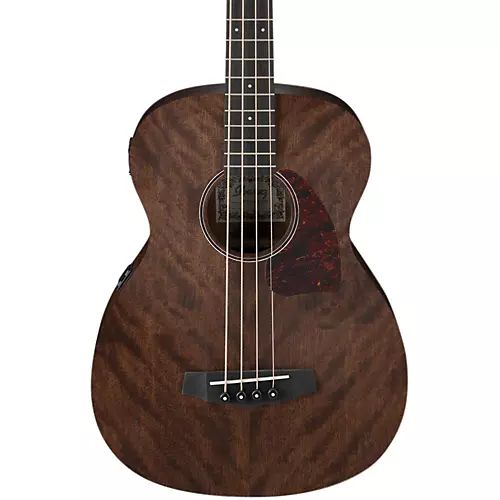 Ibanez PCBE12 Grand Concert Acoustic-Electric Bass Guitar Open Pore Natural Mahogany Top