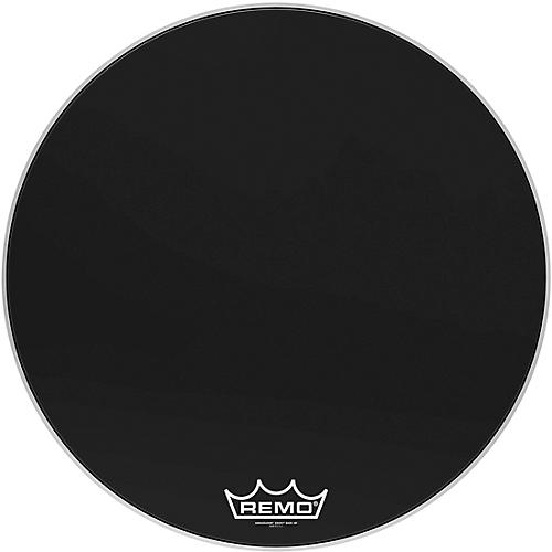 Remo Ebony Ambassador Crimplock Bass Drum Head 20 in.