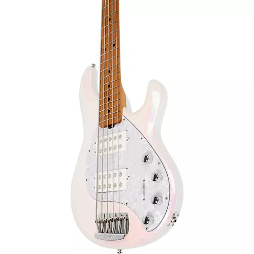 Ernie Ball Music Man StingRay Special 5 HH 5-String Bass Guitar Translucent Oxblood