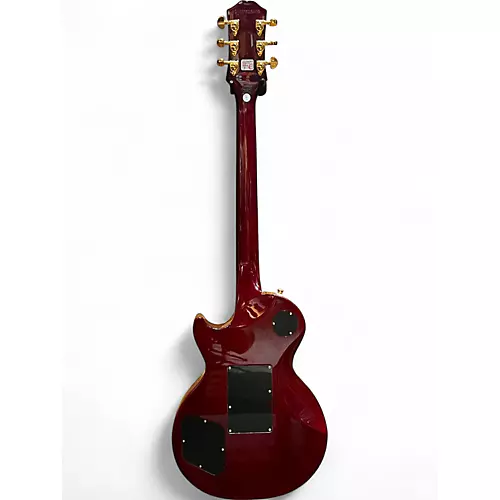 Used Epiphone Alex Lifeson Les Paul Custom Axcess Ruby Solid Body Electric Guitar Ruby