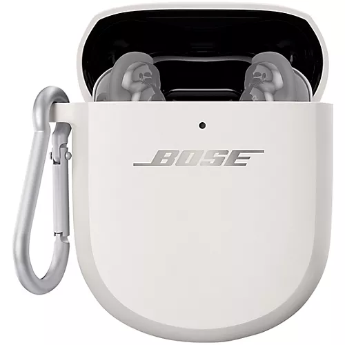 Bose Wireless Charging Earbud Case Cover - White Smoke