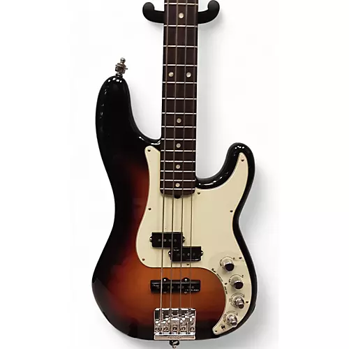 Used Fender American Ultra Precision Bass Sunburst Electric Bass Guitar Sunburst