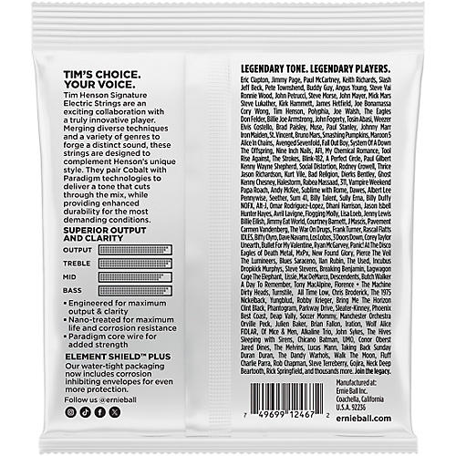 Ernie Ball Tim Henson Signature Electric Guitar Strings 9.5 - 46