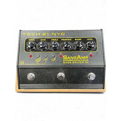 Used Tech 21 Sansamp PBDR Bass Driver DI Bass Effect Pedal