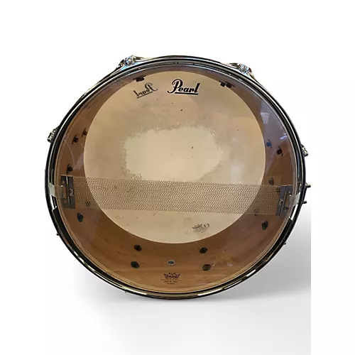 Used Pearl 14in EXPORT SERIES SNARE Silver Sparkle Drum Silver Sparkle 33