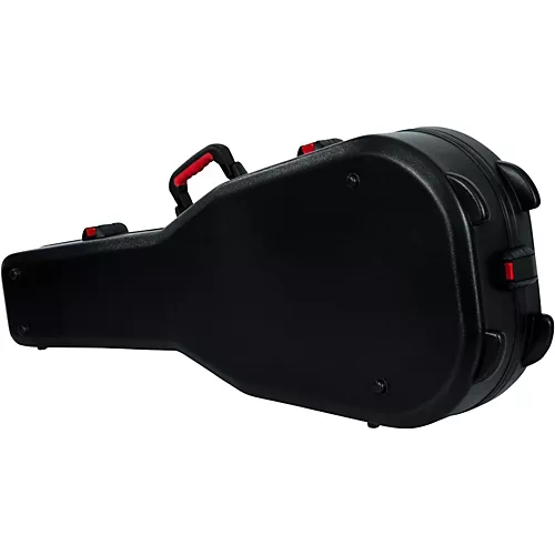 Gator TSA ATA Molded Acoustic Guitar Case Black Black