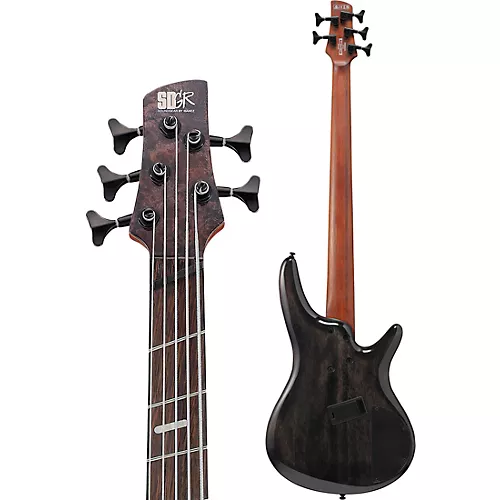Ibanez Left-Handed SRMS805L 5-String Multi-Scale Electric Bass Guitar Deep Twilight