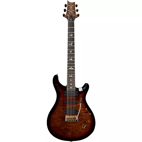 PRS 509 10 Top with Pattern Regular Neck Electric Guitar Black Gold Burst