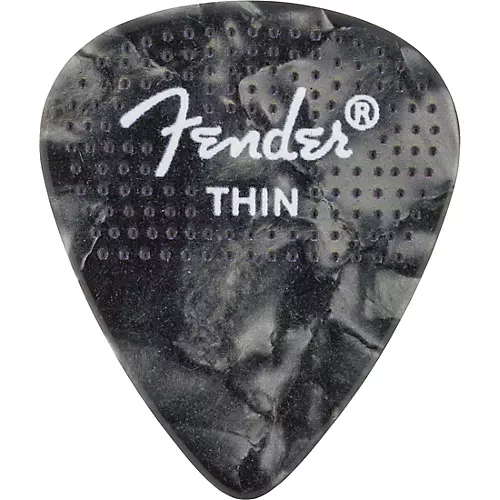Fender 351 Dotted Celluloid Guitar Picks Thin 12 Pack