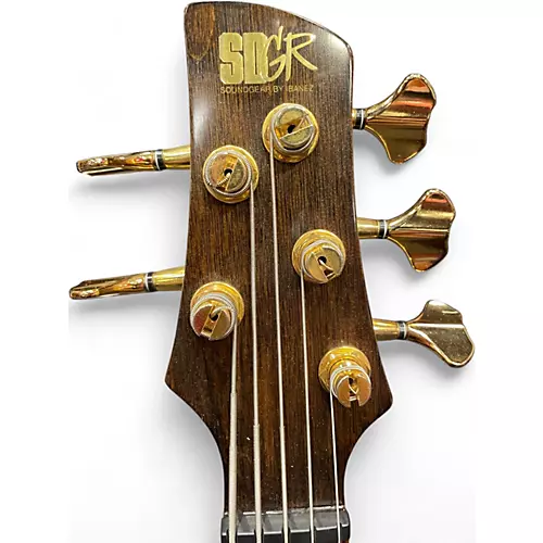 Used Ibanez SR2405 Trans Amber Electric Bass Guitar Trans Amber