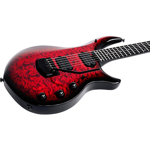 Ernie Ball Music Man John Petrucci BFR Majesty 6 Quilt Top Electric Guitar Red Nebula
