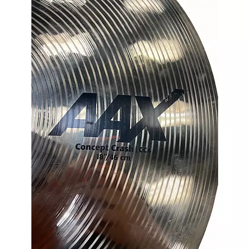 Used SABIAN 18in aax concept crash Cymbal 38