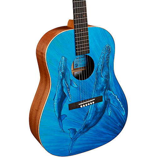 Martin DSS Biosphere II Dreadnought Acoustic Guitar Whale