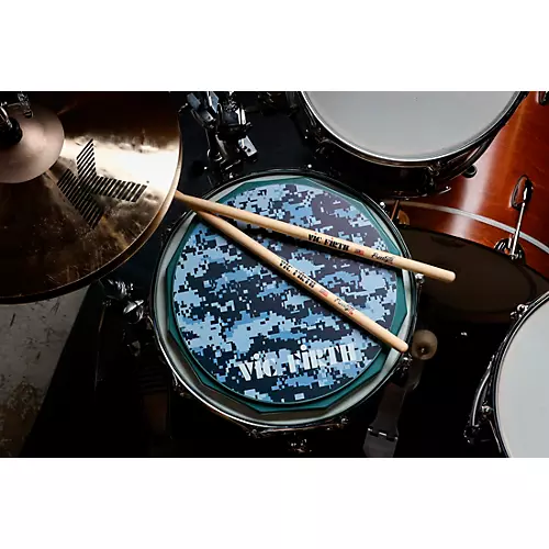 Vic Firth Digital Camo Practice Pad 12 in.