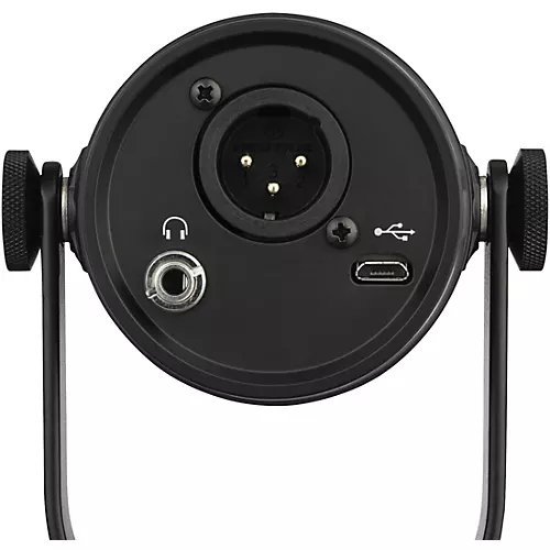 Shure Shure Deluxe Articulating Desktop Mic Boom Stand with Black MV7 Microphone