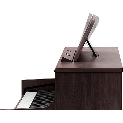 Roland HP704 Digital Upright Piano With Bench Polished Ebony