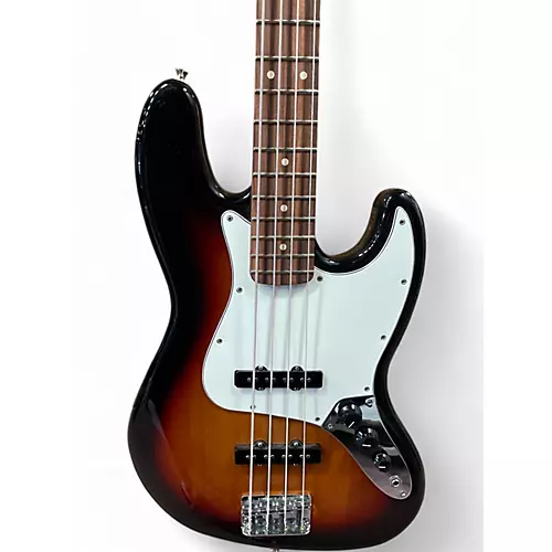 Used 2021 Fender Player Jazz Bass Tobacco Sunburst Electric Bass Guitar Tobacco Sunburst