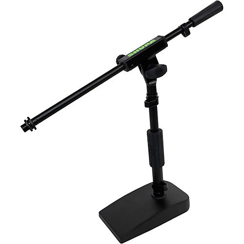 Shure SH-DESKTOP2 Compact Low-Profile Desktop Mic Stand With Single-Section Boom Black