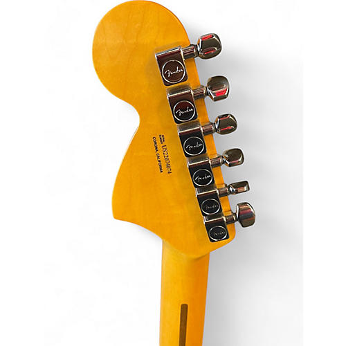 Used Fender American Professional II Telecaster Silver Solid Body Electric Guitar Silver