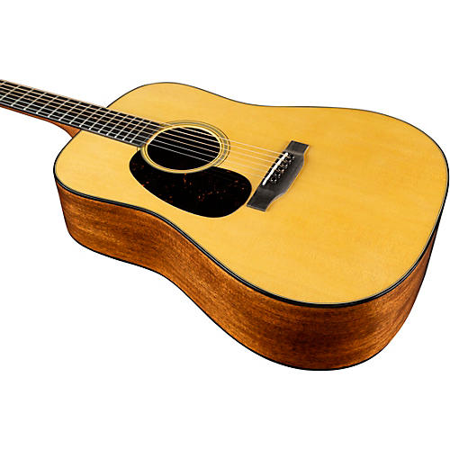 Martin D-18 Standard Dreadnought Left-Handed Acoustic Guitar Natural