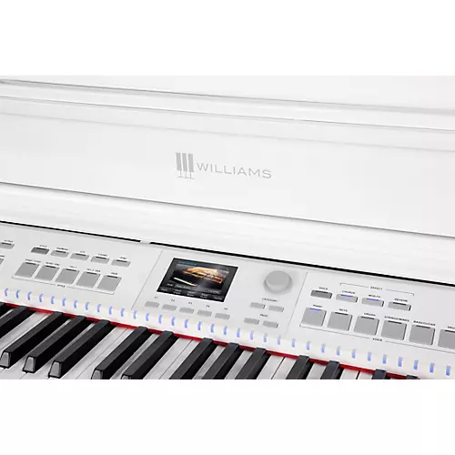 Williams Symphony Grand II Digital Micro Grand Piano With Bench Mahogany Red 88 Key