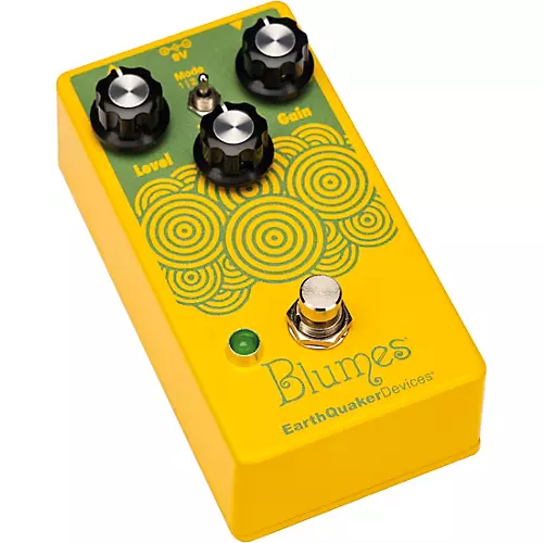 EarthQuaker Devices Blumes Low Signal Shredder Overdrive Effects Pedal Yellow