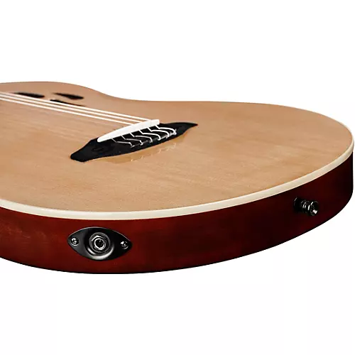 Ortega TourPlayer Standard Left-Handed Nylon-String Acoustic-Electric Guitar Natural