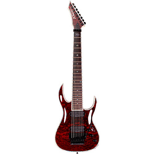 B.C. Rich Shredzilla 8 Prophecy Archtop with Floyd Rose Electric Guitar Black Cherry