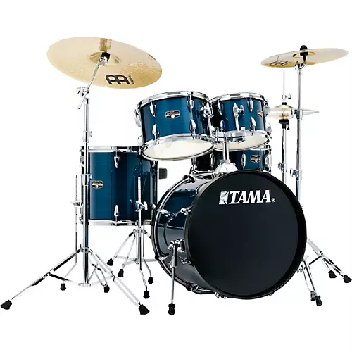 TAMA Imperialstar 5-Piece Complete Drum Set With MEINL HCS cymbals and 20