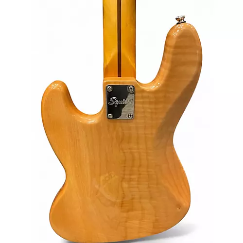 Used Squier Classic Vibe 70s Jazz Bass Natural Electric Bass Guitar Natural