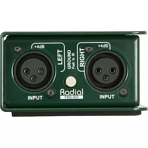Radial Engineering PRO ISO Stereo Line Isolator +4dB to -10dB with Radial Transformer