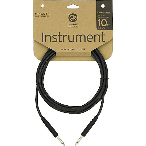 D'Addario Classic Instrument Cable Straight-Straight 10 ft.