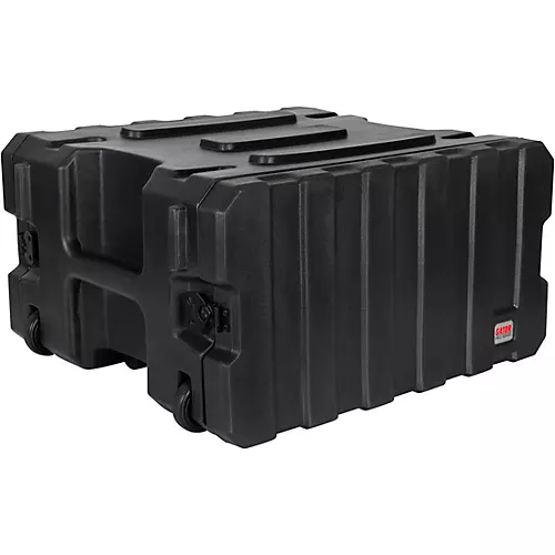 Gator G-Pro Roto Mold Rolling Rack Case Black 8 Space