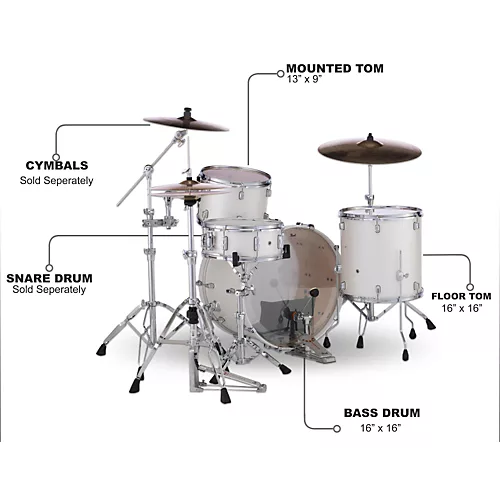 Pearl Decade Maple 3-Piece Shell Pack With 24