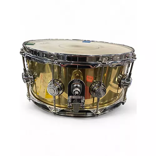 Used 2020s DW 14X6.5 Collector's Series Snare Gold Drum Gold 213
