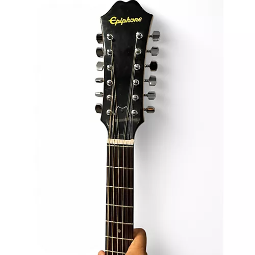 Used Epiphone FT 160 Natural 12 String Acoustic Guitar Natural