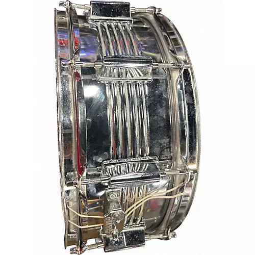 Used Vic Firth 14X5.5 Steel Snare Chrome Drum Chrome 211