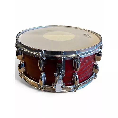 Used Yamaha 6X14 Rock Tour Snare Maroon Drum Maroon 13