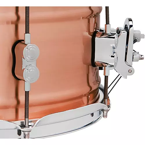 PDP by DW Concept Series 1.2 mm Natural Satin Brushed Copper Snare Drum 14 x 8 in.