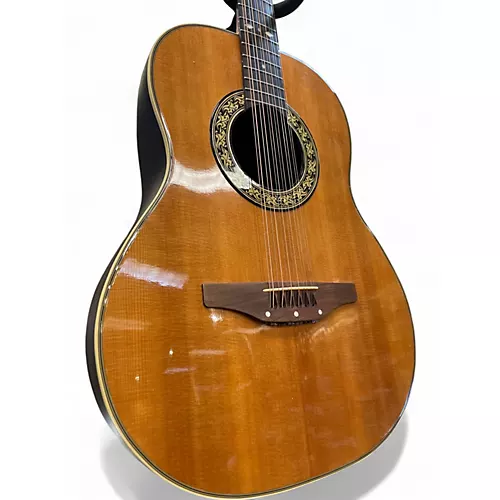 Used Ovation 1115-4 NATURAL 12 String Acoustic Guitar NATURAL