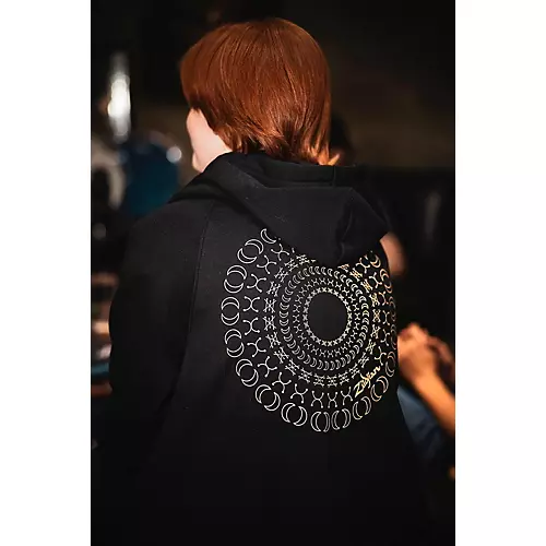 Zildjian Limited Edition 400th Anniversary Zip Up Hoodie X Large Black