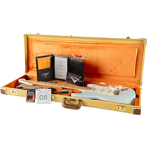 Fender Custom Shop Yngwie Malmsteen Signature Series Stratocaster NOS Maple Fingerboard Electric Guitar Burgundy Mist Metallic