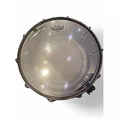 Used TAMA 6.5X14 S.L.P. Black Brass Black Drum Black 15